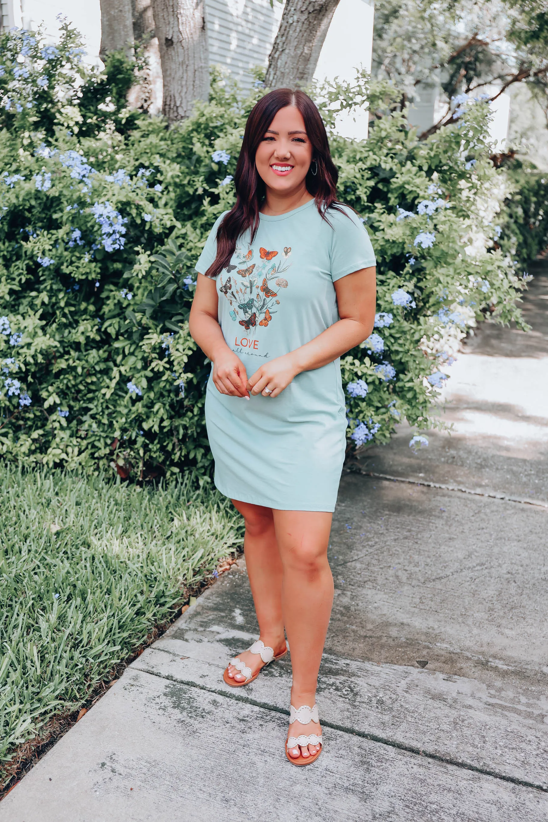 Love Is All Around T-Shirt Dress