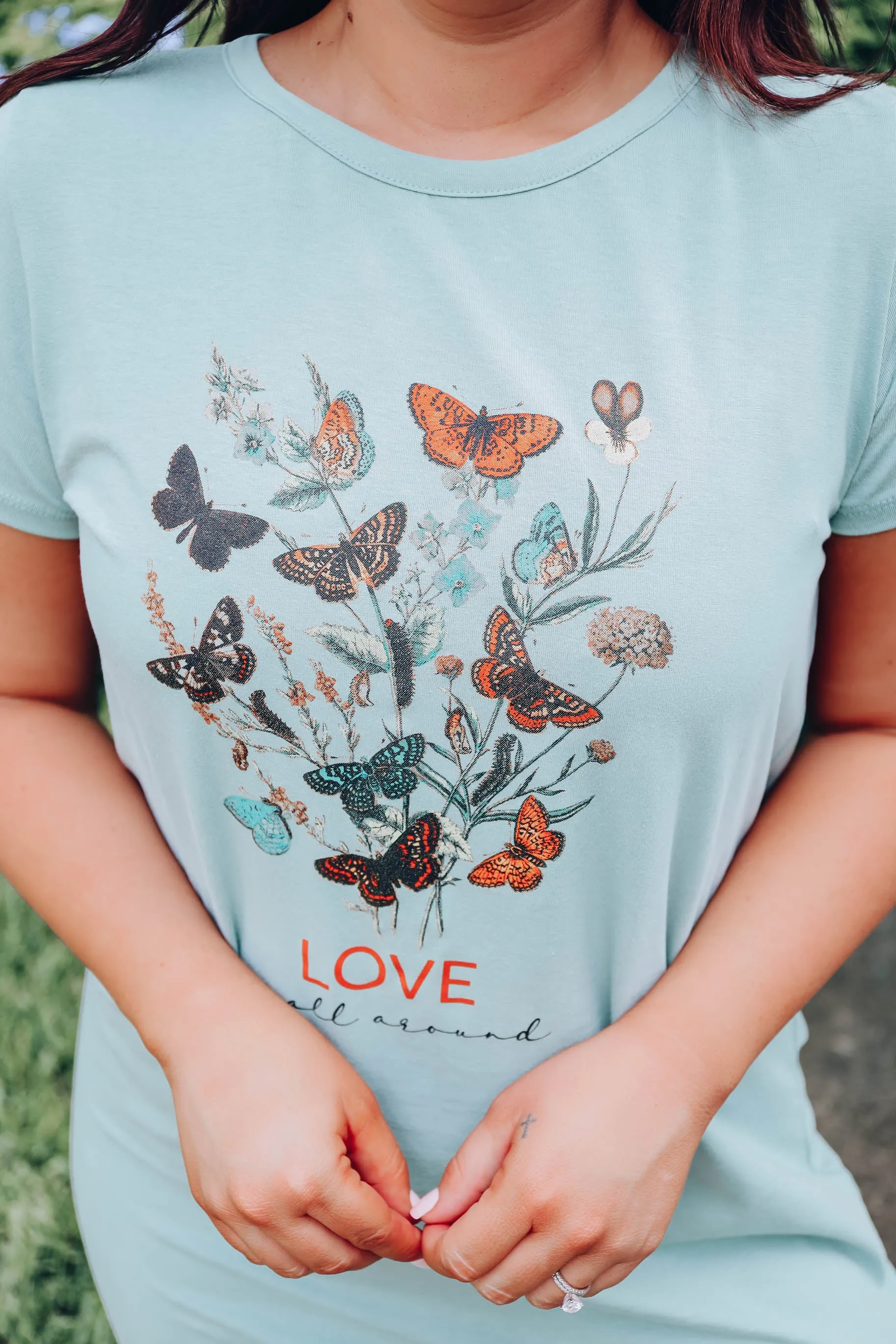 Love Is All Around T-Shirt Dress