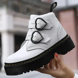 Luella | Ankle Boots with Heart-Shaped Buckles