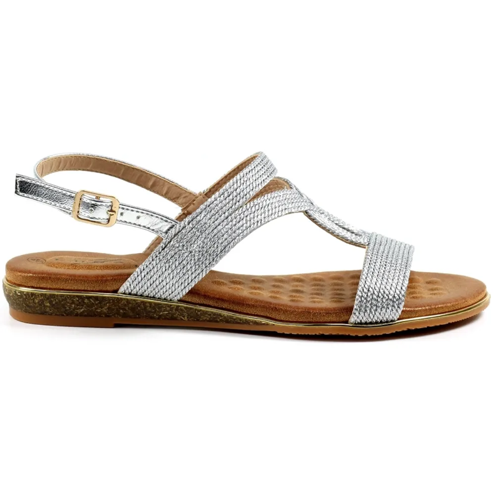 Lunar Lisia Silver Sandals