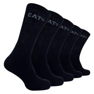 Mens 5 Pack Durable Cotton Performance Work Socks