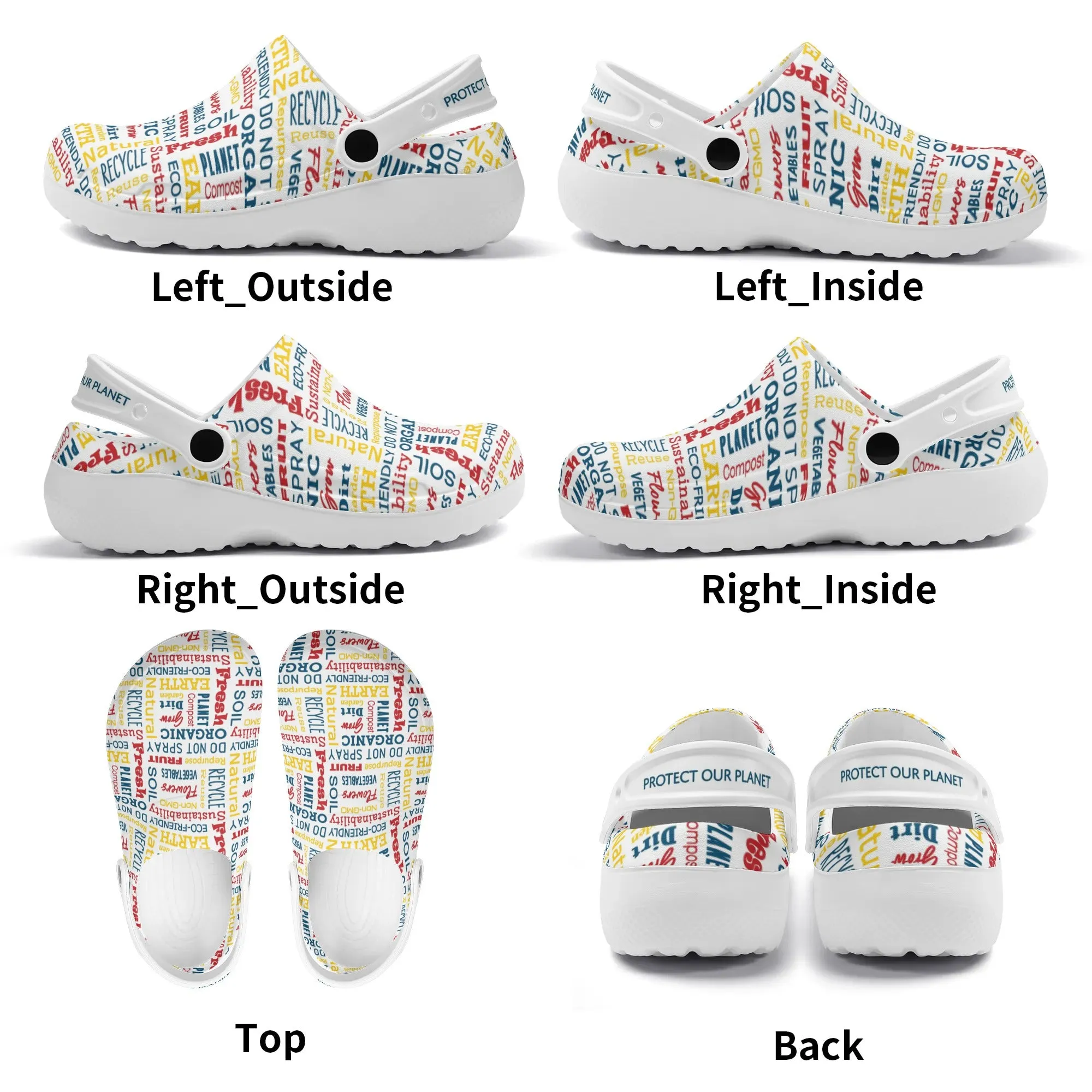 Men's All Season Clogs: Protect Our Planet