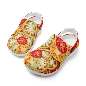 Men's All Season Clogs: Tomatoes