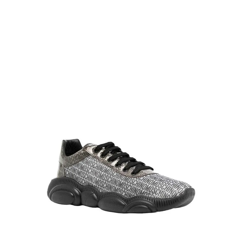Men's Moschino Couture Logo Print Teddy Sneakers