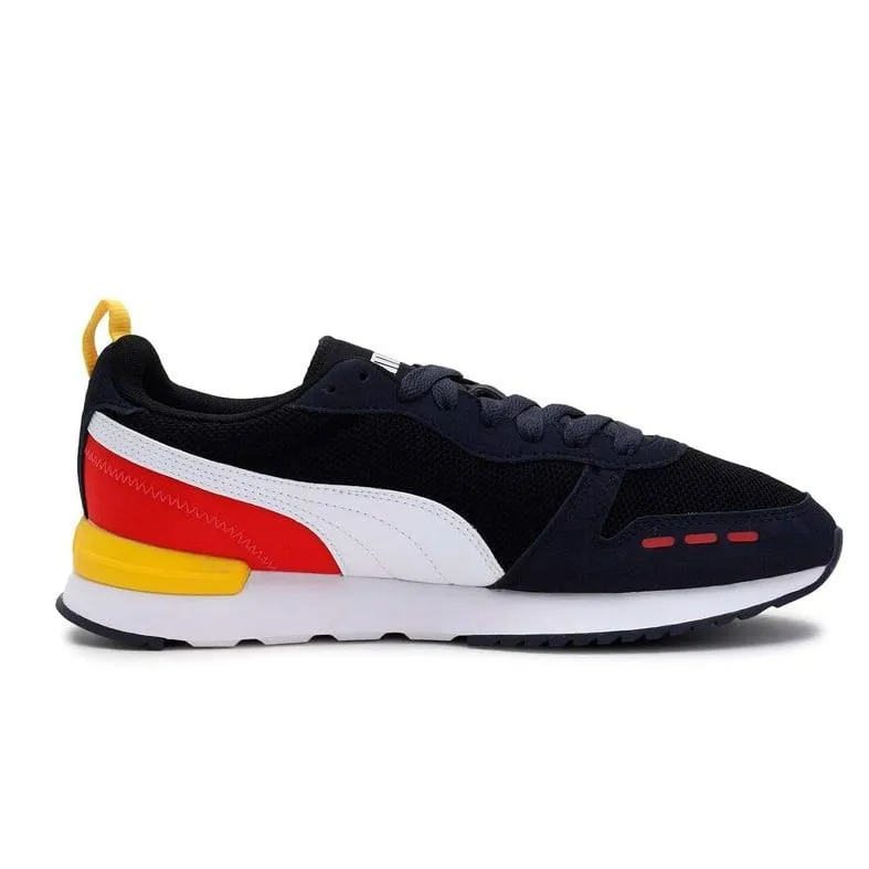 Mens - R78 Sneaker - Black White Red Yellow