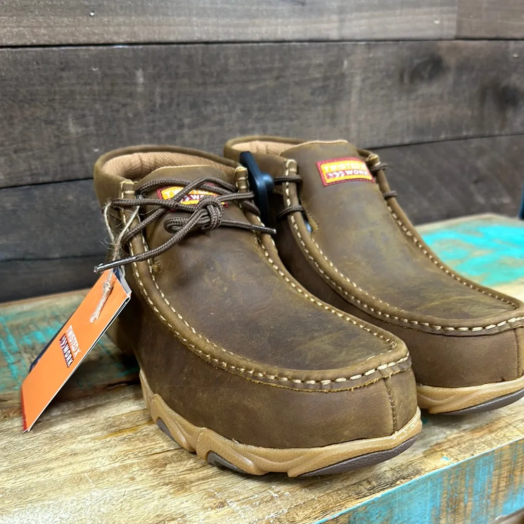 Men’s Twisted X Distressed Saddle Work Boots
