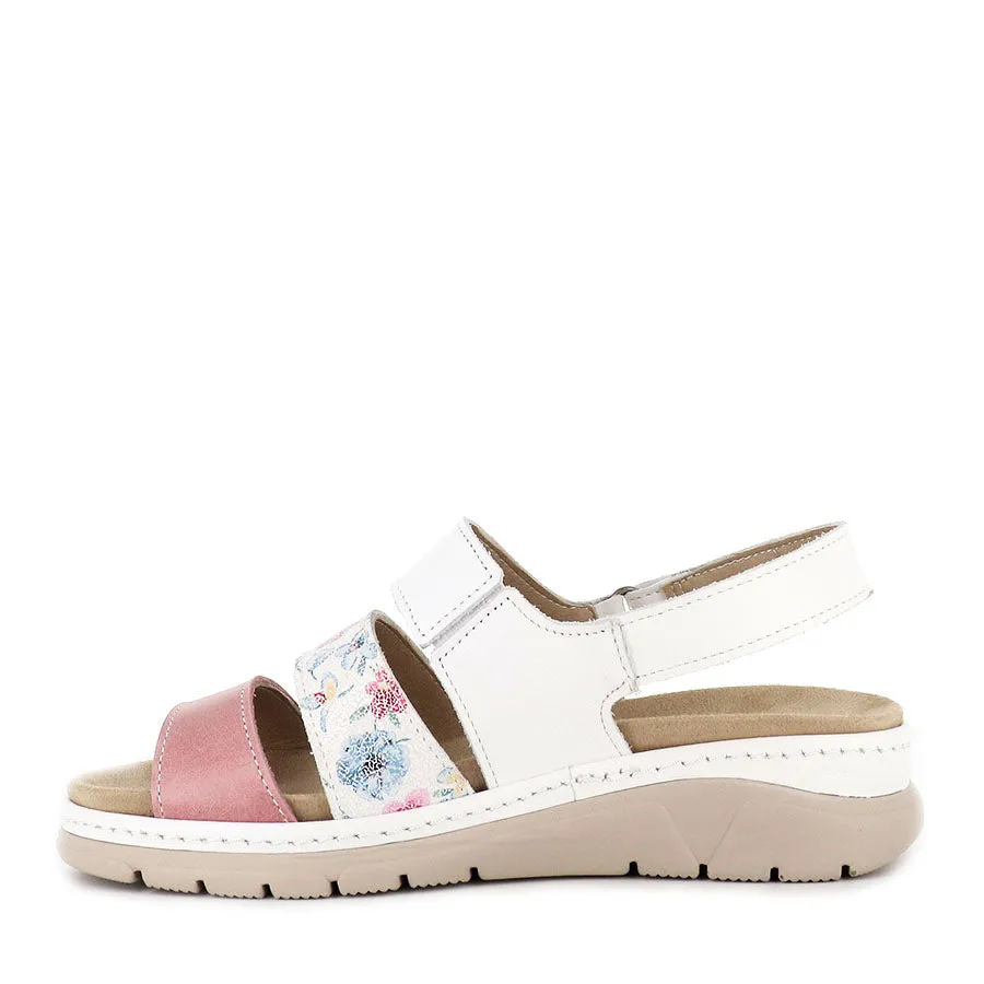 MONICA - WHITE MULTI LEATHER