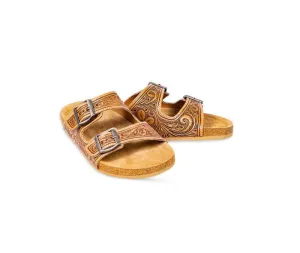 Myra Darla Trail Hand Tooled Sandals