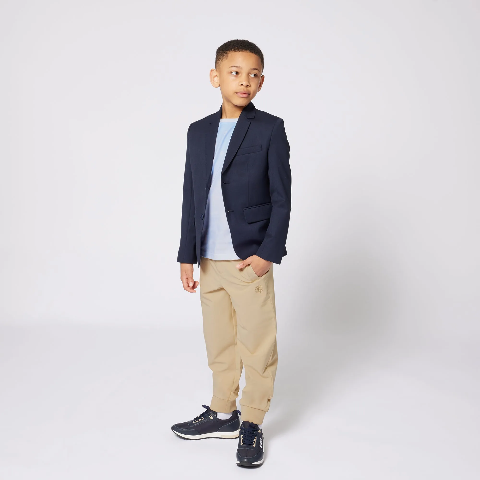 Navy sneakers by Boss