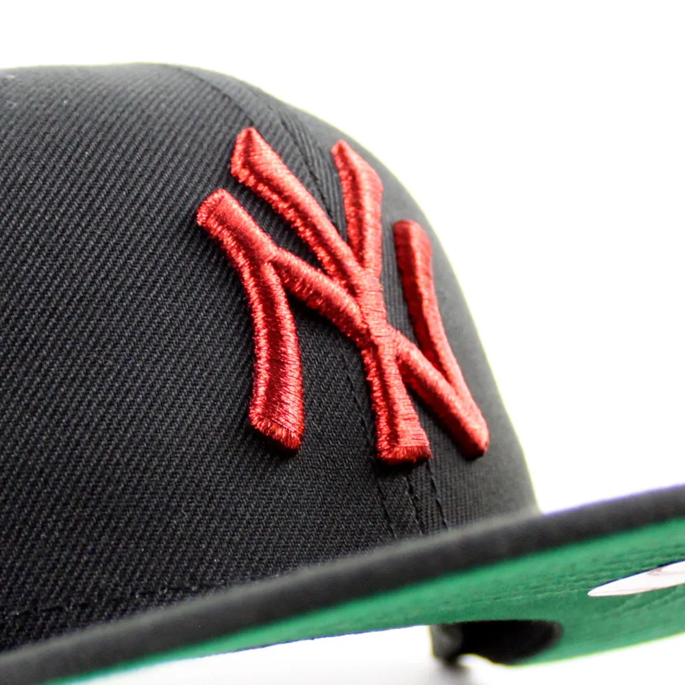 New York Yankees 2012 All Star Game New Era 59Fifty Fitted Hat (Black Green Under Brim)