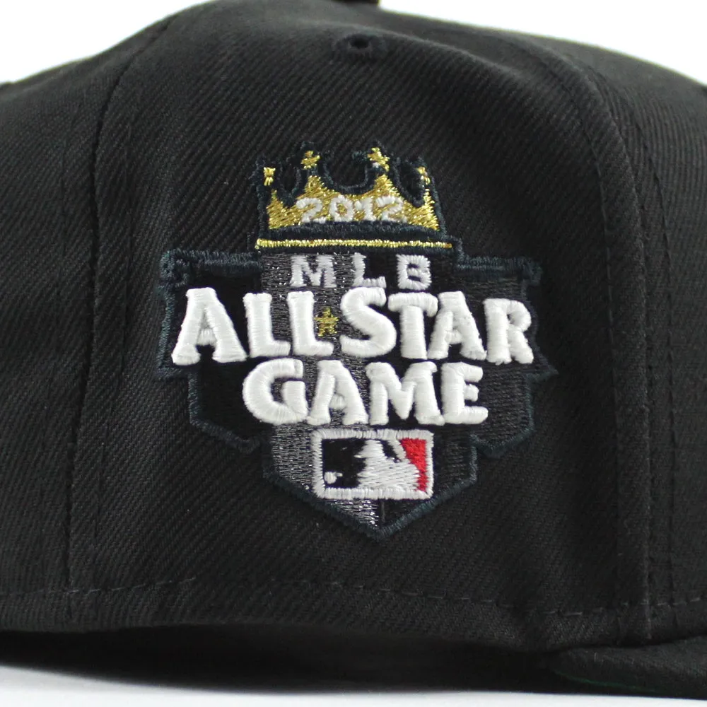New York Yankees 2012 All Star Game New Era 59Fifty Fitted Hat (Black Green Under Brim)