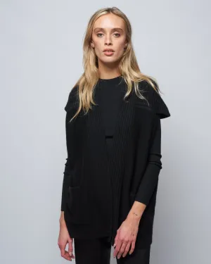 nian shrug- cashmere - black