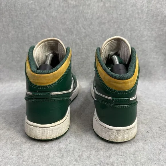 Nike Air Jordan 1 Shoes Womens Size 7.5 Noble Green Sonics Sneakers 554725-371