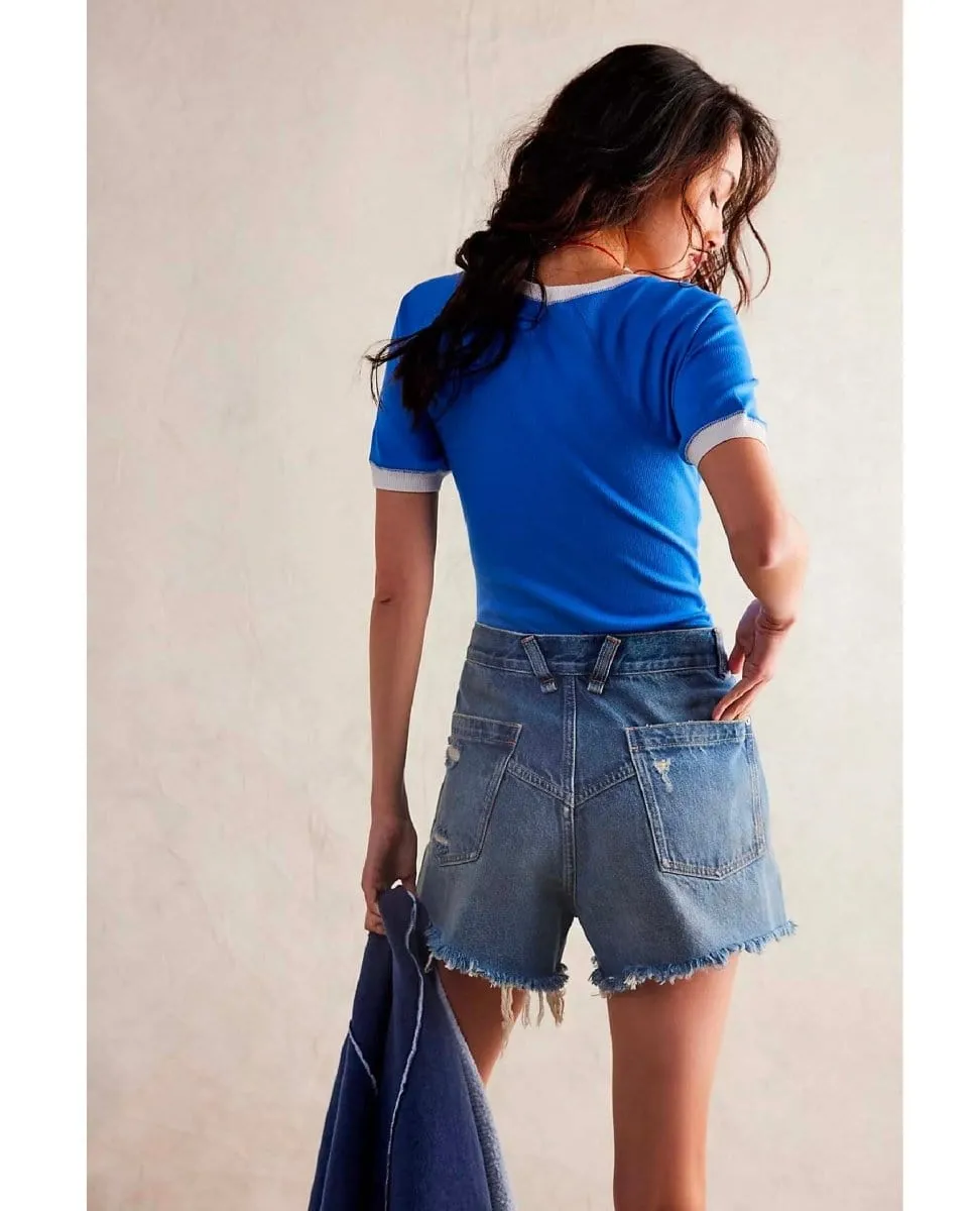 Now or Never Denim Short Westend