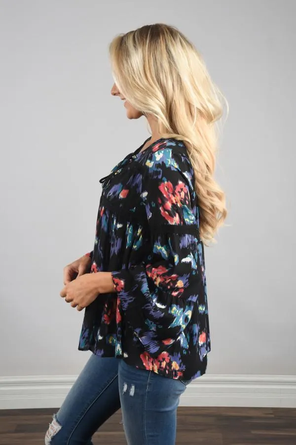One In A Million Floral Tunic Top