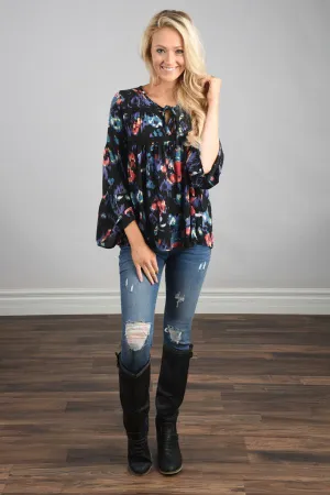 One In A Million Floral Tunic Top