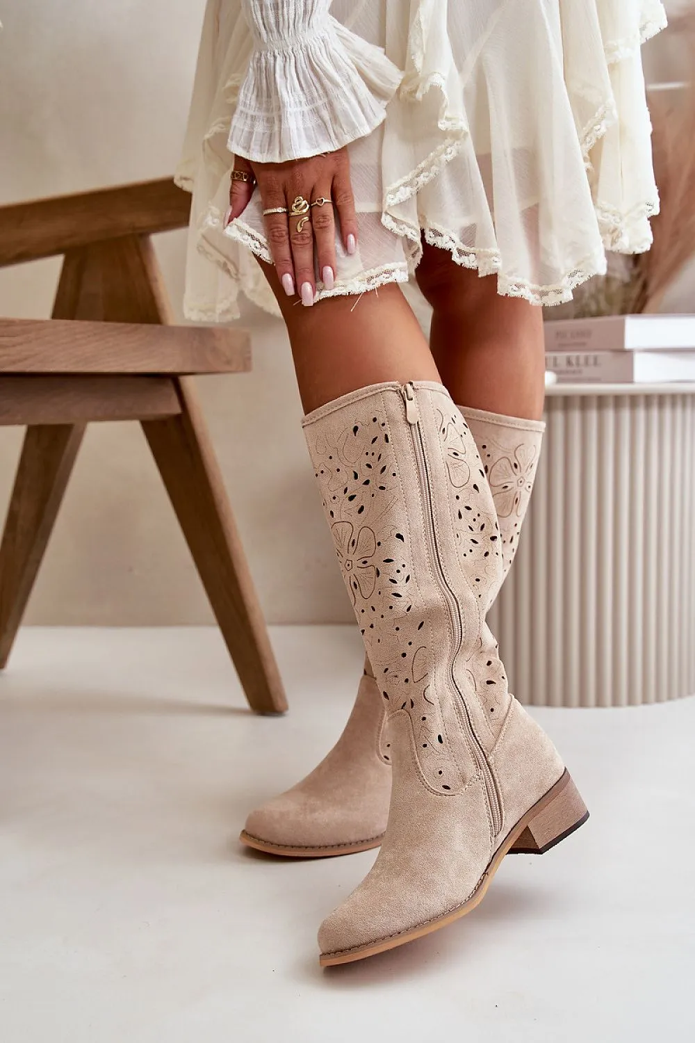Open-work Boots
