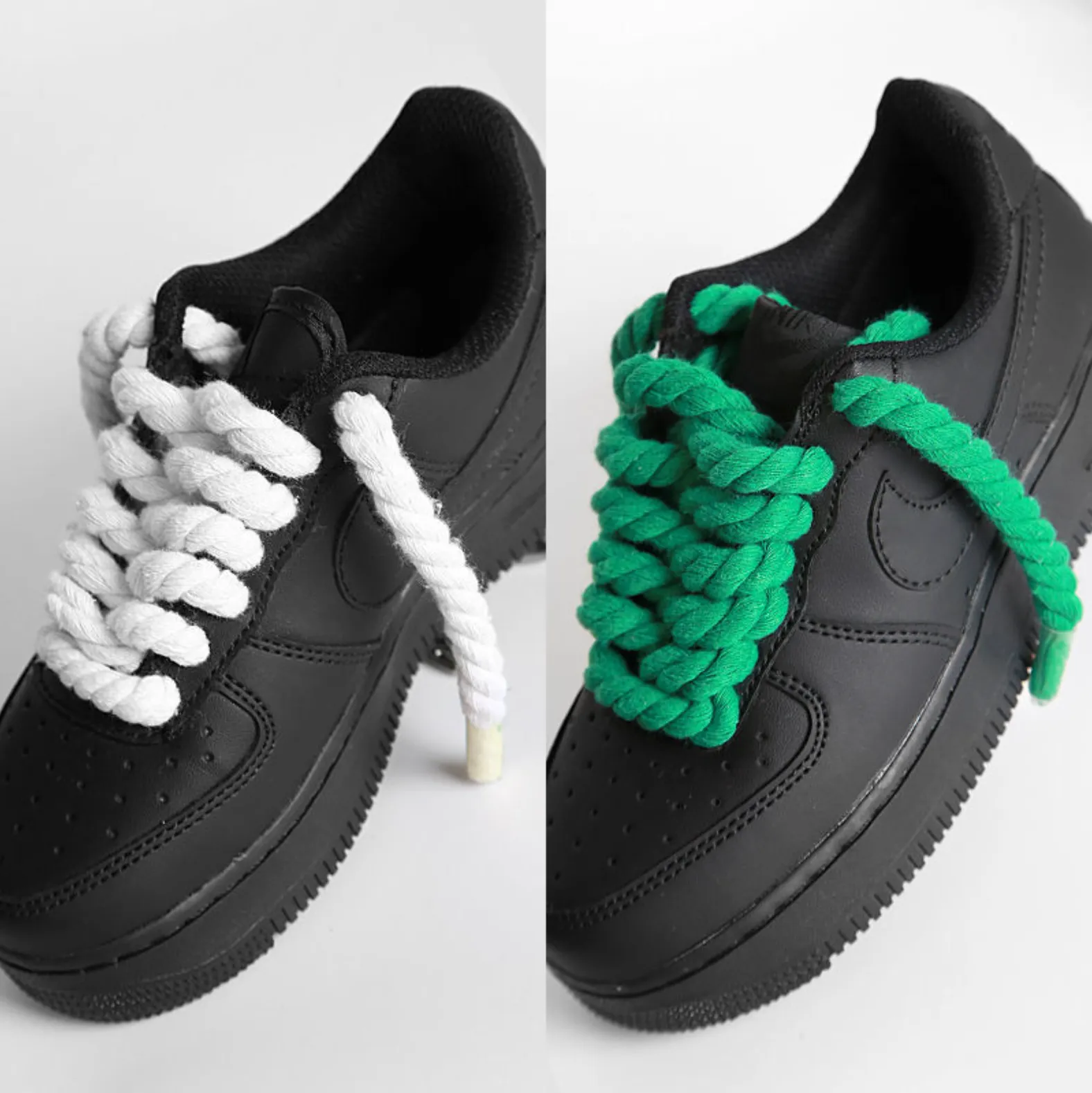 "TWISTED" Gros Lacets Chaussures Style Grosse Corde Torsadée - URB1™