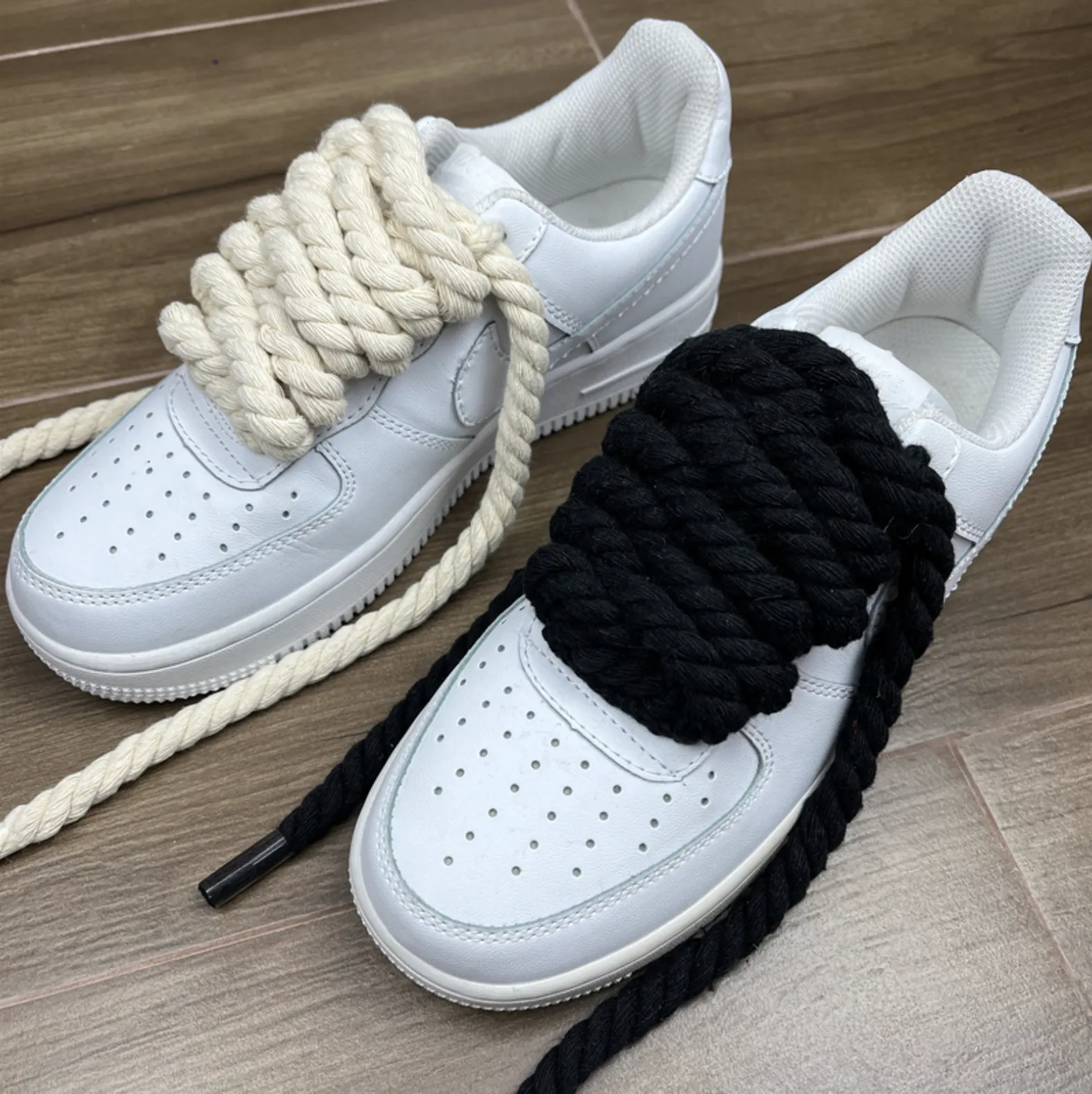 "TWISTED" Gros Lacets Chaussures Style Grosse Corde Torsadée - URB1™