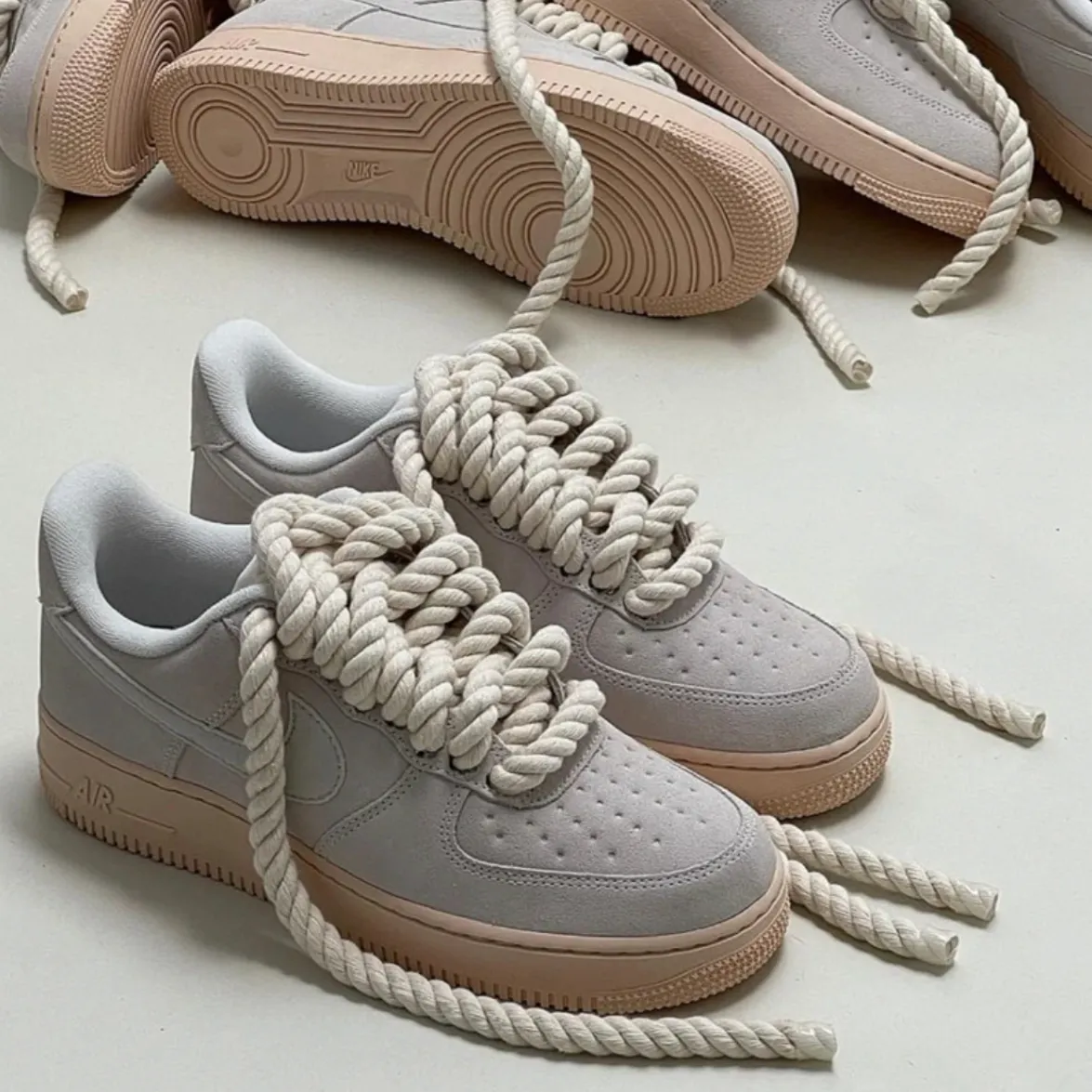 "TWISTED" Gros Lacets Chaussures Style Grosse Corde Torsadée - URB1™