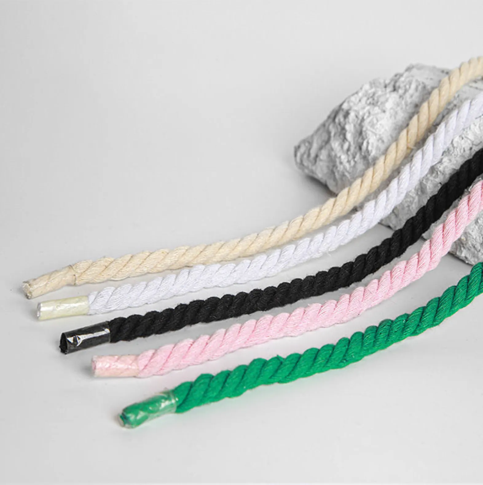 "TWISTED" Gros Lacets Chaussures Style Grosse Corde Torsadée - URB1™