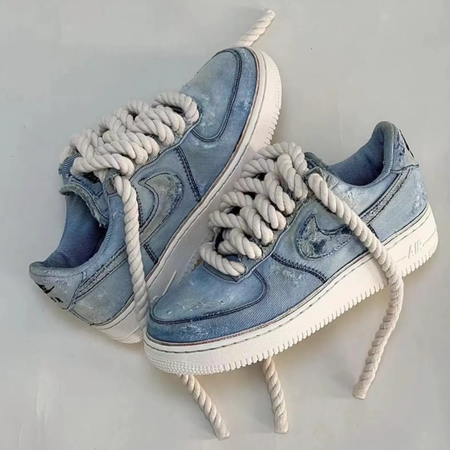 "TWISTED" Gros Lacets Chaussures Style Grosse Corde Torsadée - URB1™