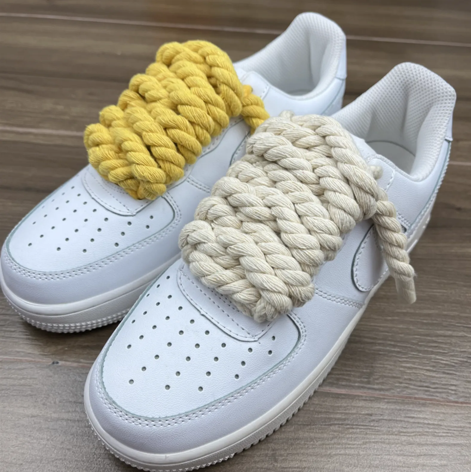 "TWISTED" Gros Lacets Chaussures Style Grosse Corde Torsadée - URB1™