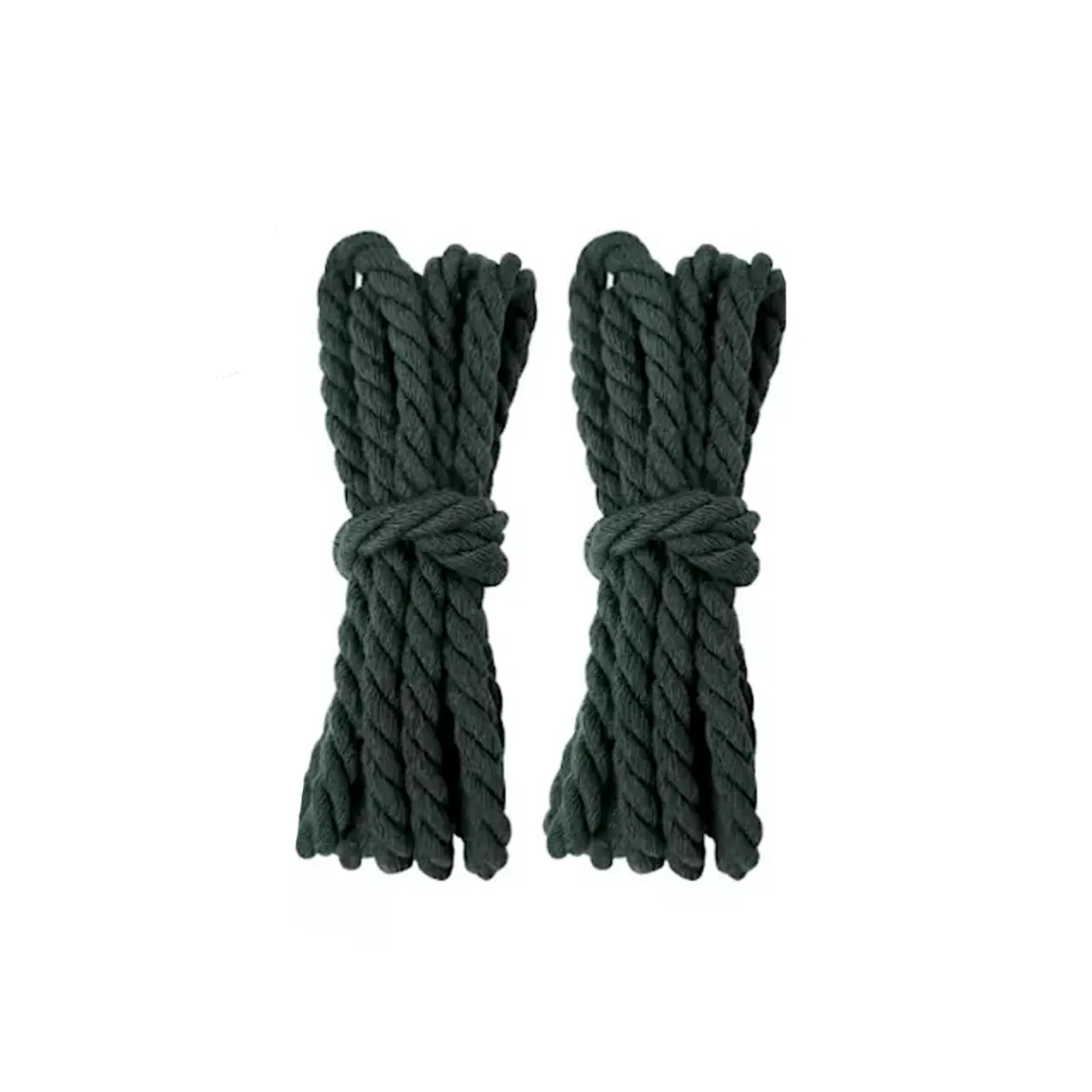 "TWISTED" Lacets Chaussures Style Corde Torsadée Marron - URB1™