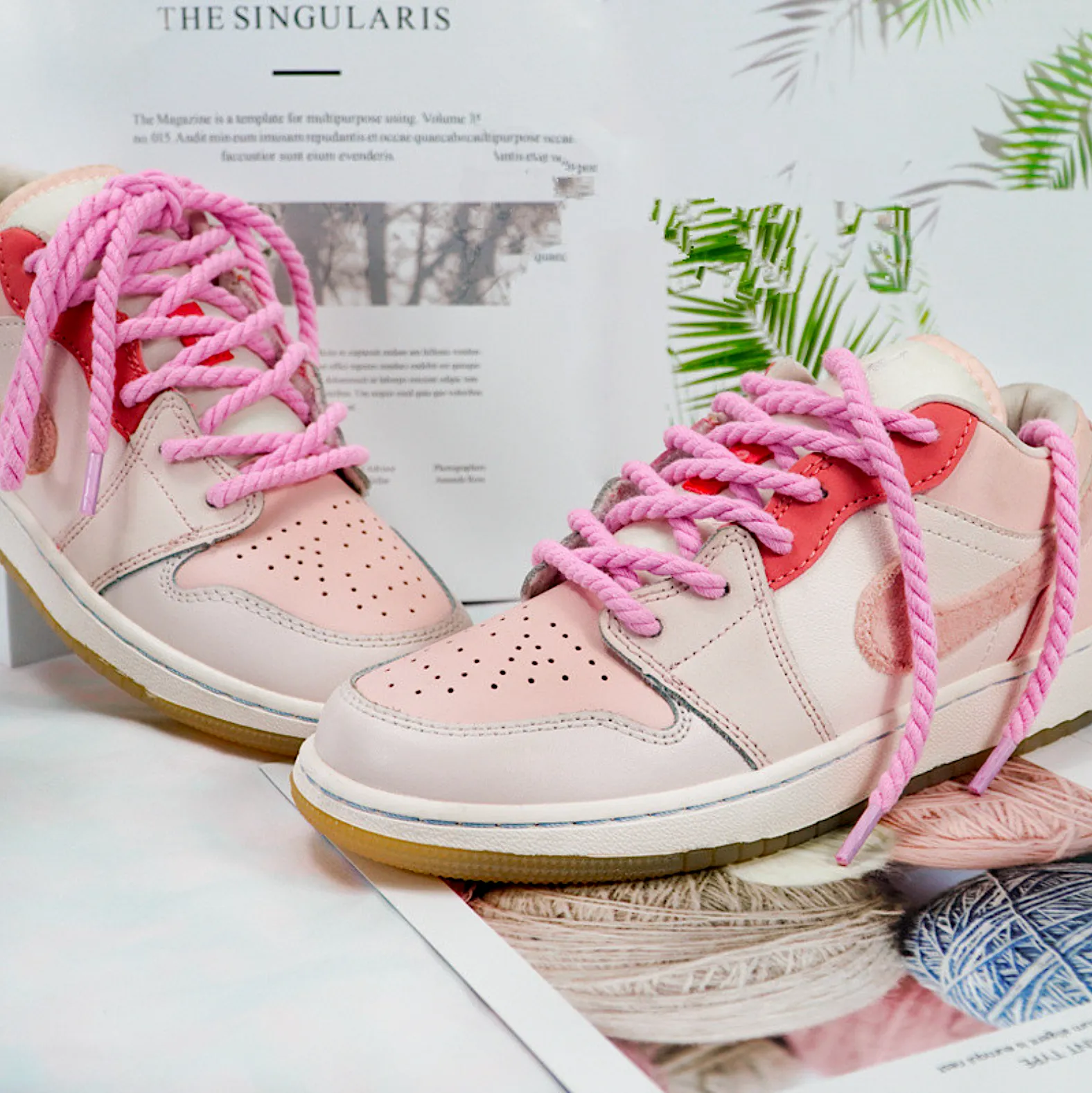 "TWISTED" Lacets Chaussures Style Corde Torsadée Marron - URB1™