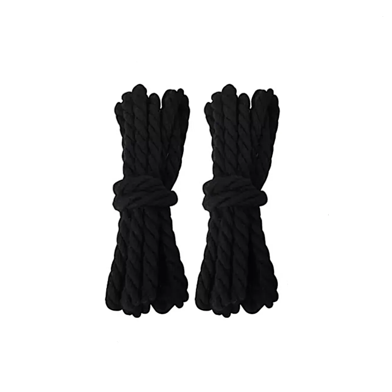 "TWISTED" Lacets Chaussures Style Corde Torsadée Marron - URB1™