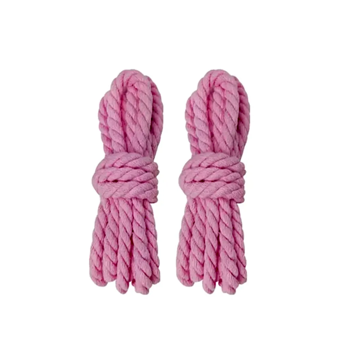 "TWISTED" Lacets Chaussures Style Corde Torsadée Marron - URB1™