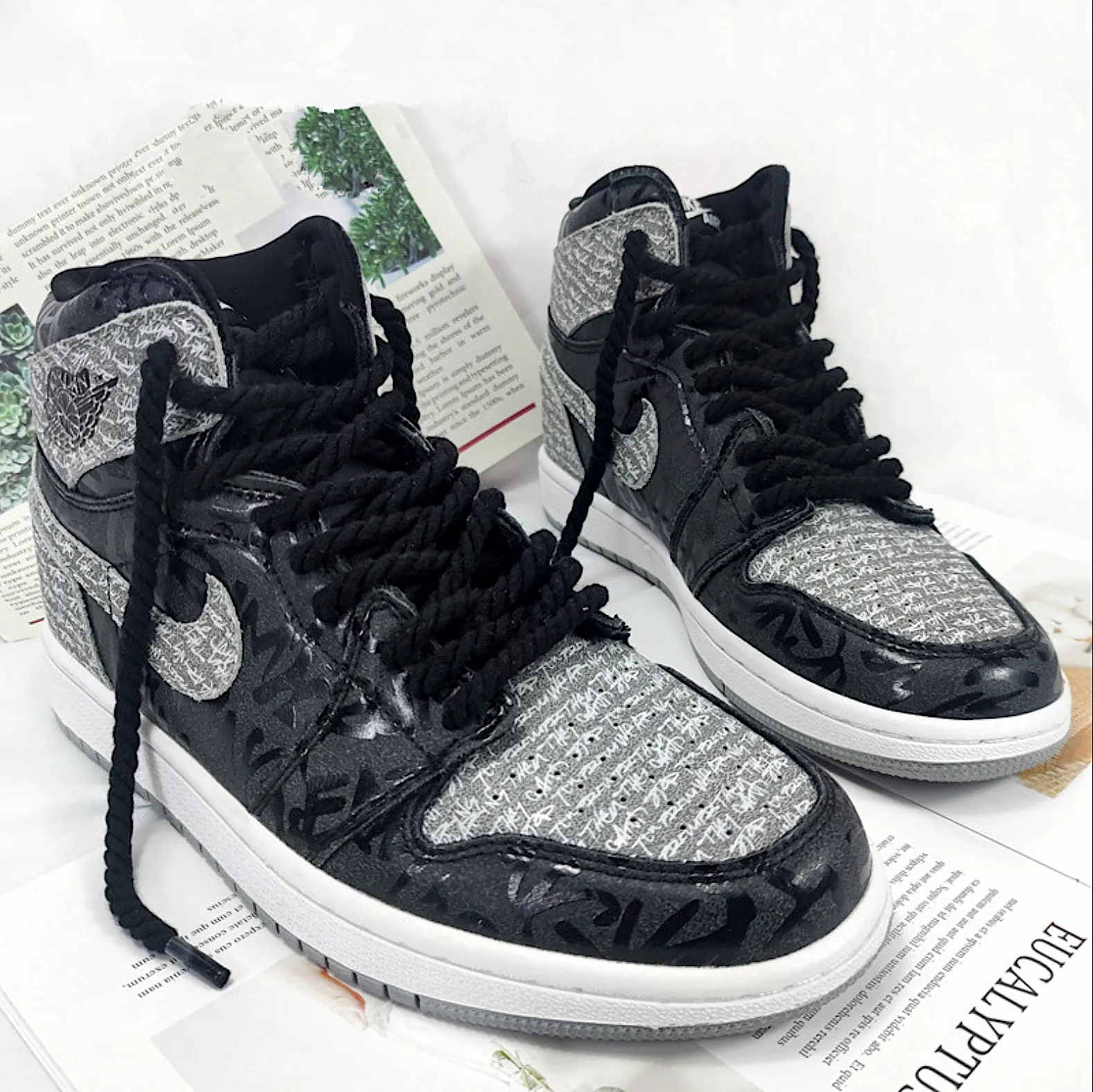 "TWISTED" Lacets Chaussures Style Corde Torsadée Marron - URB1™