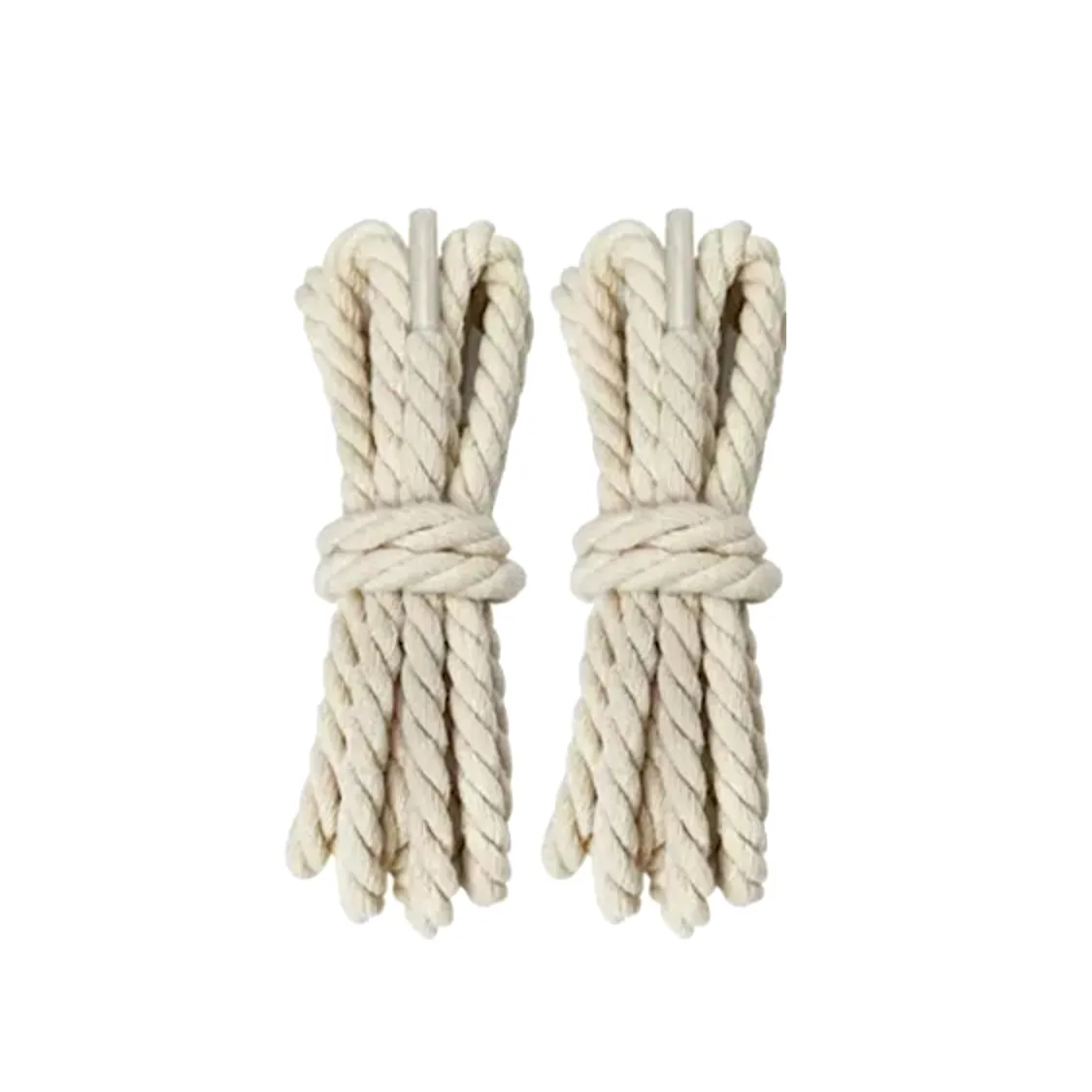"TWISTED" Lacets Chaussures Style Corde Torsadée Marron - URB1™