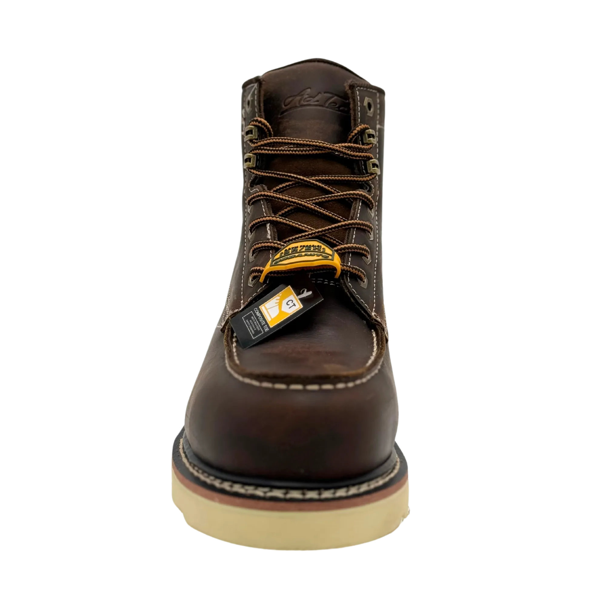 Rancho: Men's 6" Moc Toe: Oil Tan Brown- [SOFT TOE] 9255DB