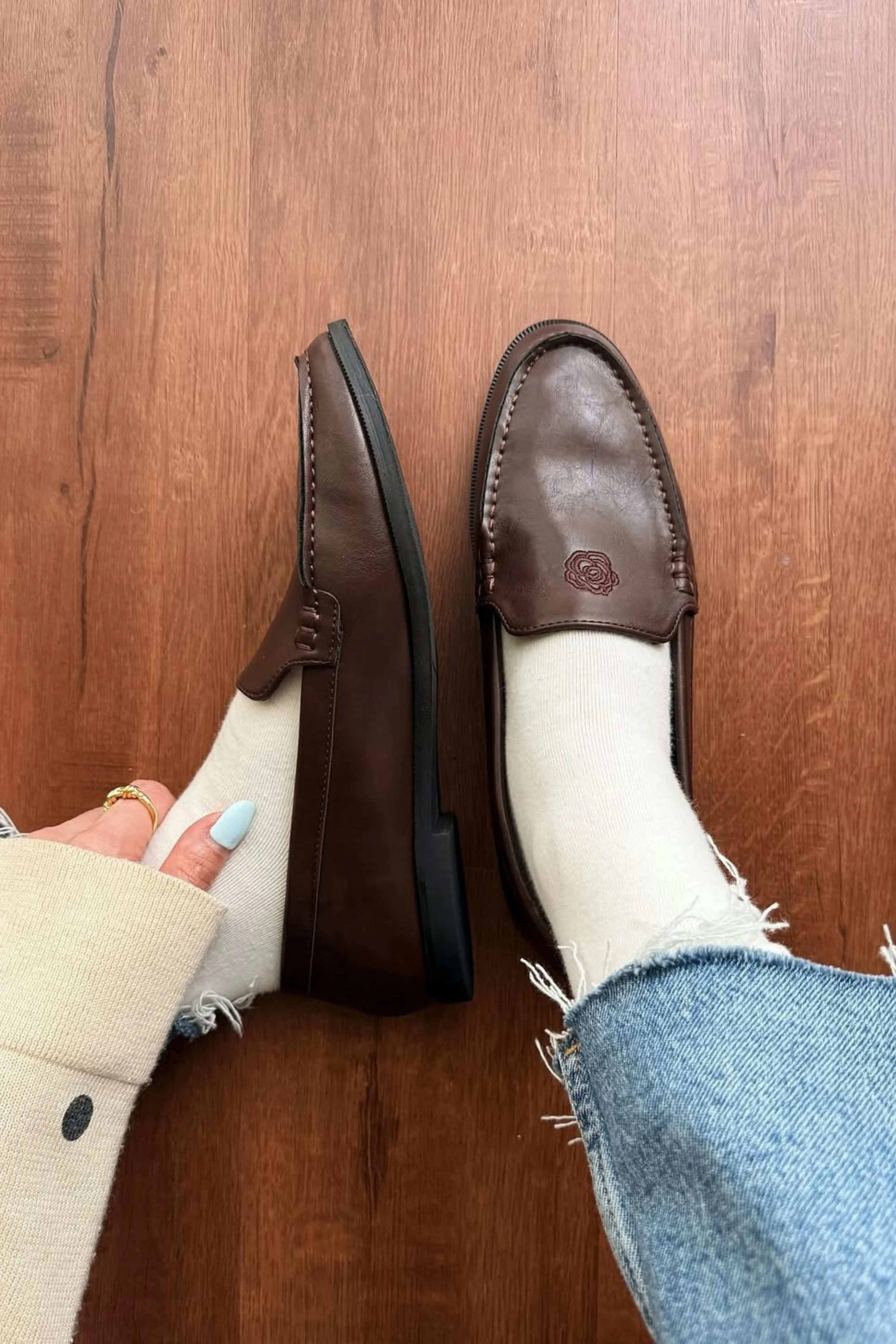 Rosa Loafers in Brown