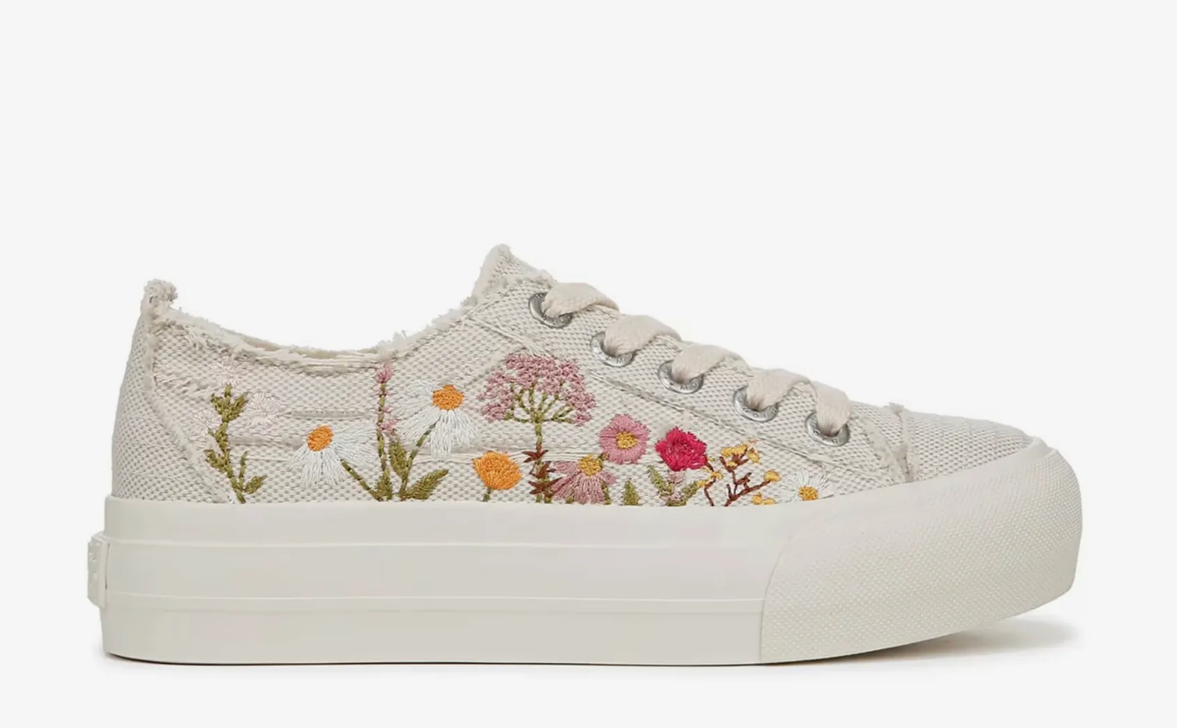 Sadie Embroidered Platform Sneakers