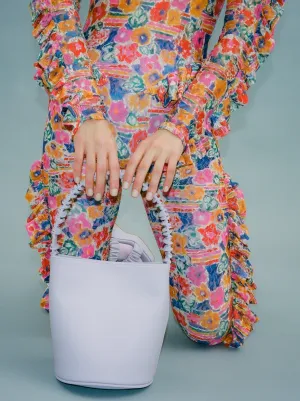 Sample Scrunchie Bucket Bag • Lilac | IB x HOZEN