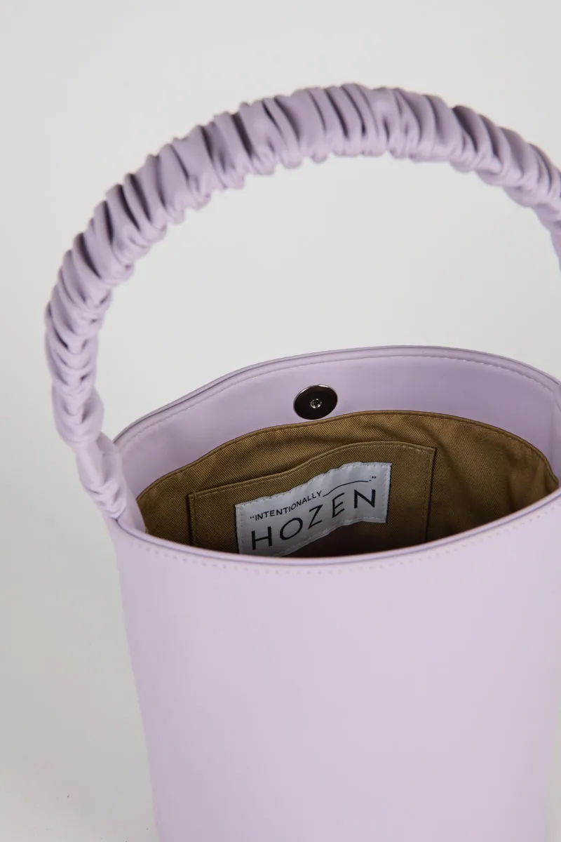 Sample Scrunchie Bucket Bag • Lilac | IB x HOZEN