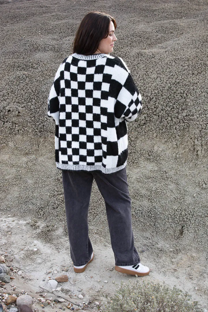Sawyer Checkered Cardigan