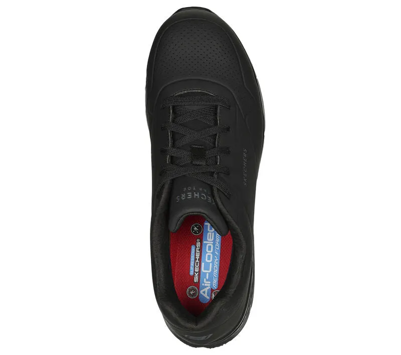 SKECHERS MEN'S Work: Uno SR - Doltin WORK SHOE 200177 BLK