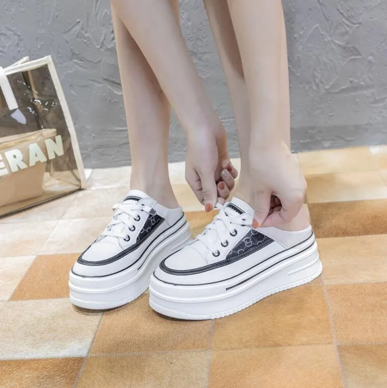 Small Feet Thicksole Inner Heel Leather Shoes MS301