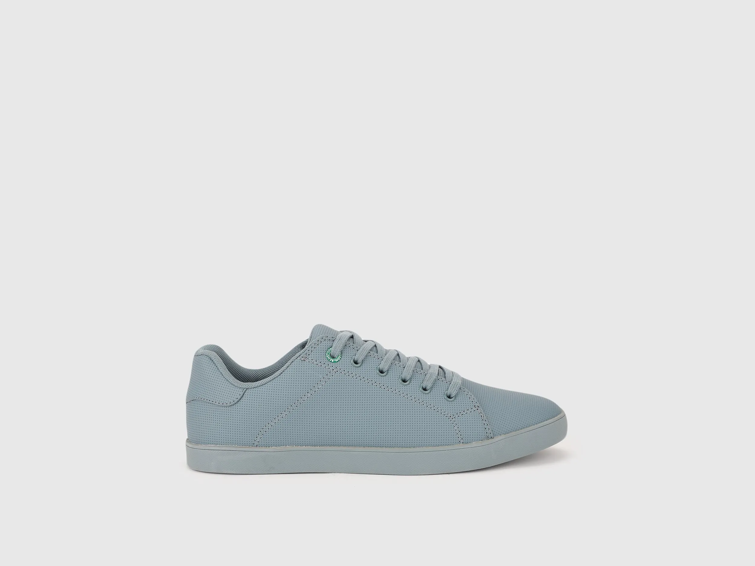Solid Lace-Up Sneakers