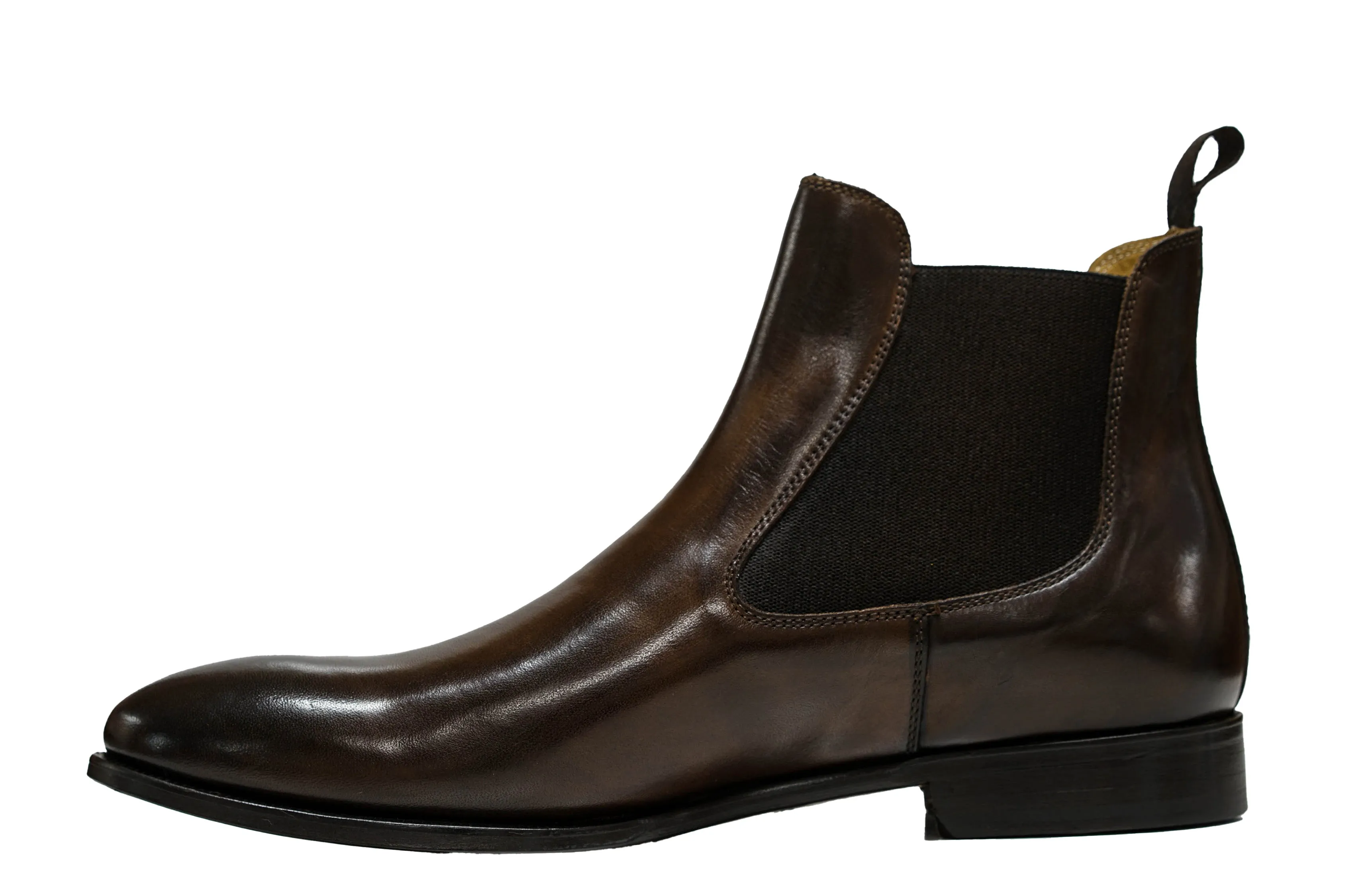 Stefano Stefani Men's Brown Leather Pull On Boots 10812E 20% OFF