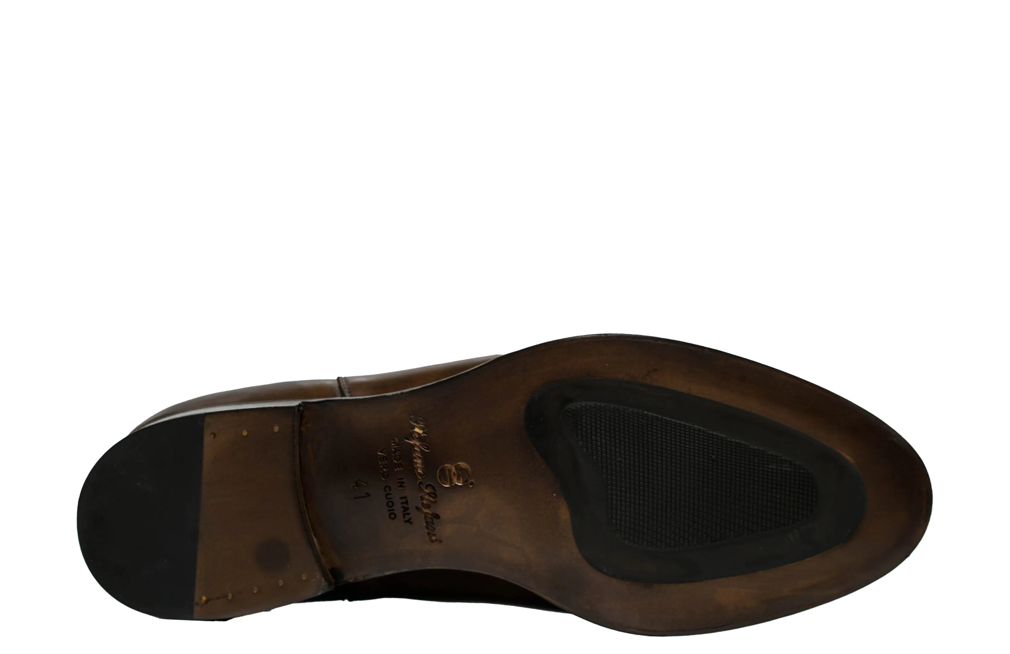 Stefano Stefani Men's Brown Leather Pull On Boots 10812E 20% OFF