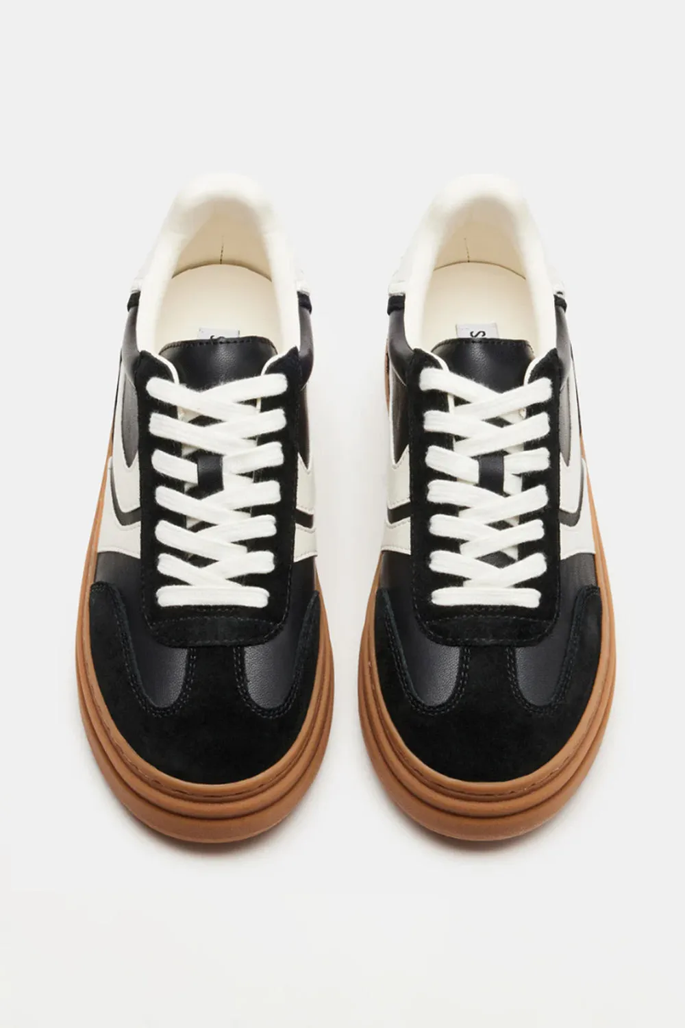 Steve Madden Dodge Sneakers for Women in Black Multi | DODGE-BLACK