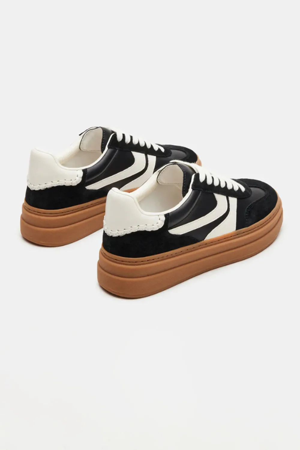 Steve Madden Dodge Sneakers for Women in Black Multi | DODGE-BLACK