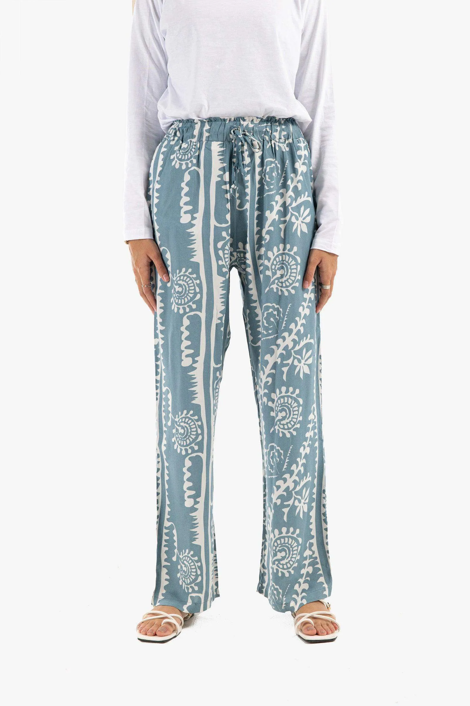 Straight Cut Printed Lounge Pants