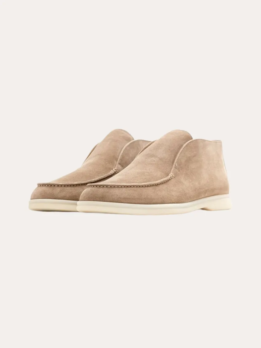 Suede City Loafers - Beige