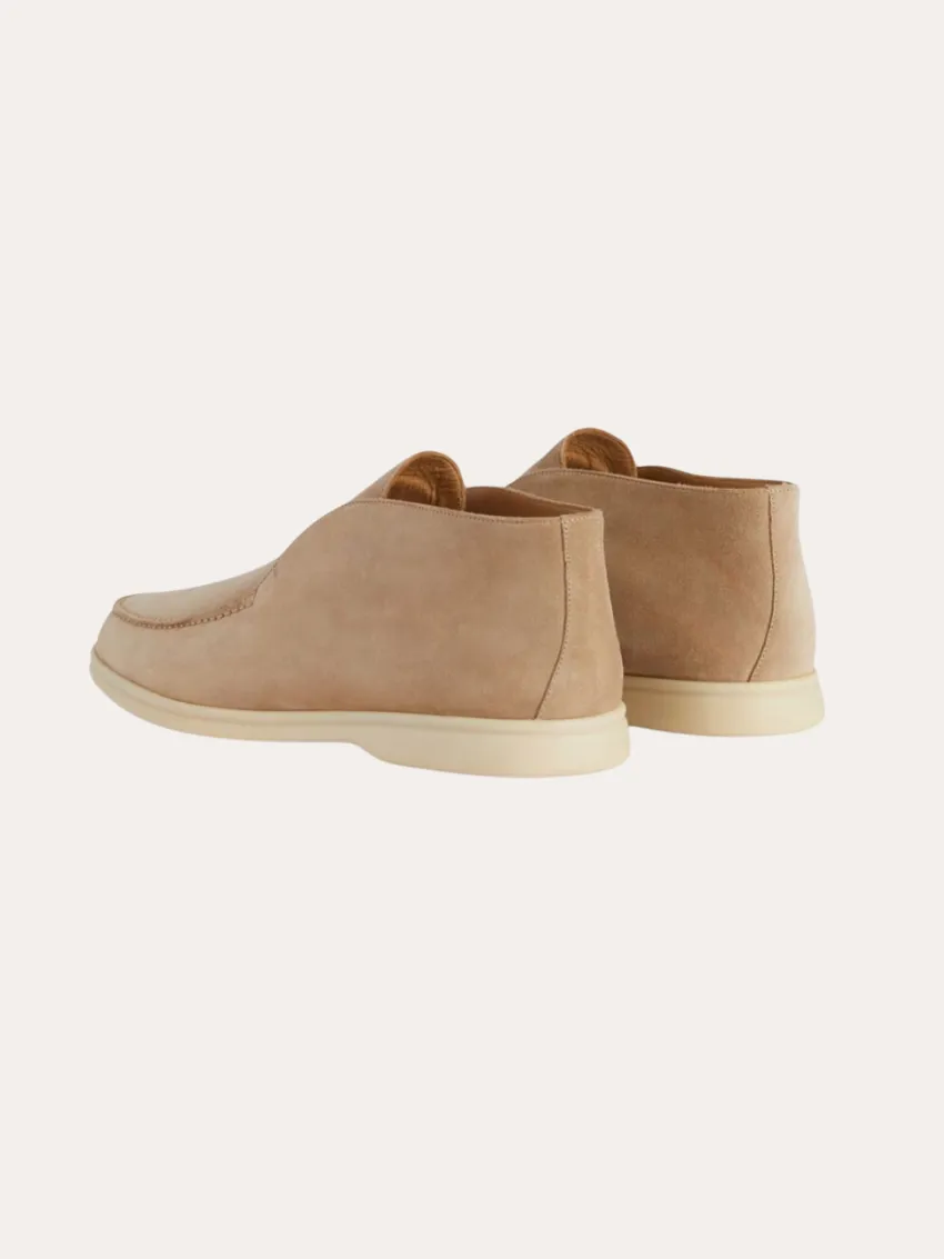 Suede City Loafers - Beige