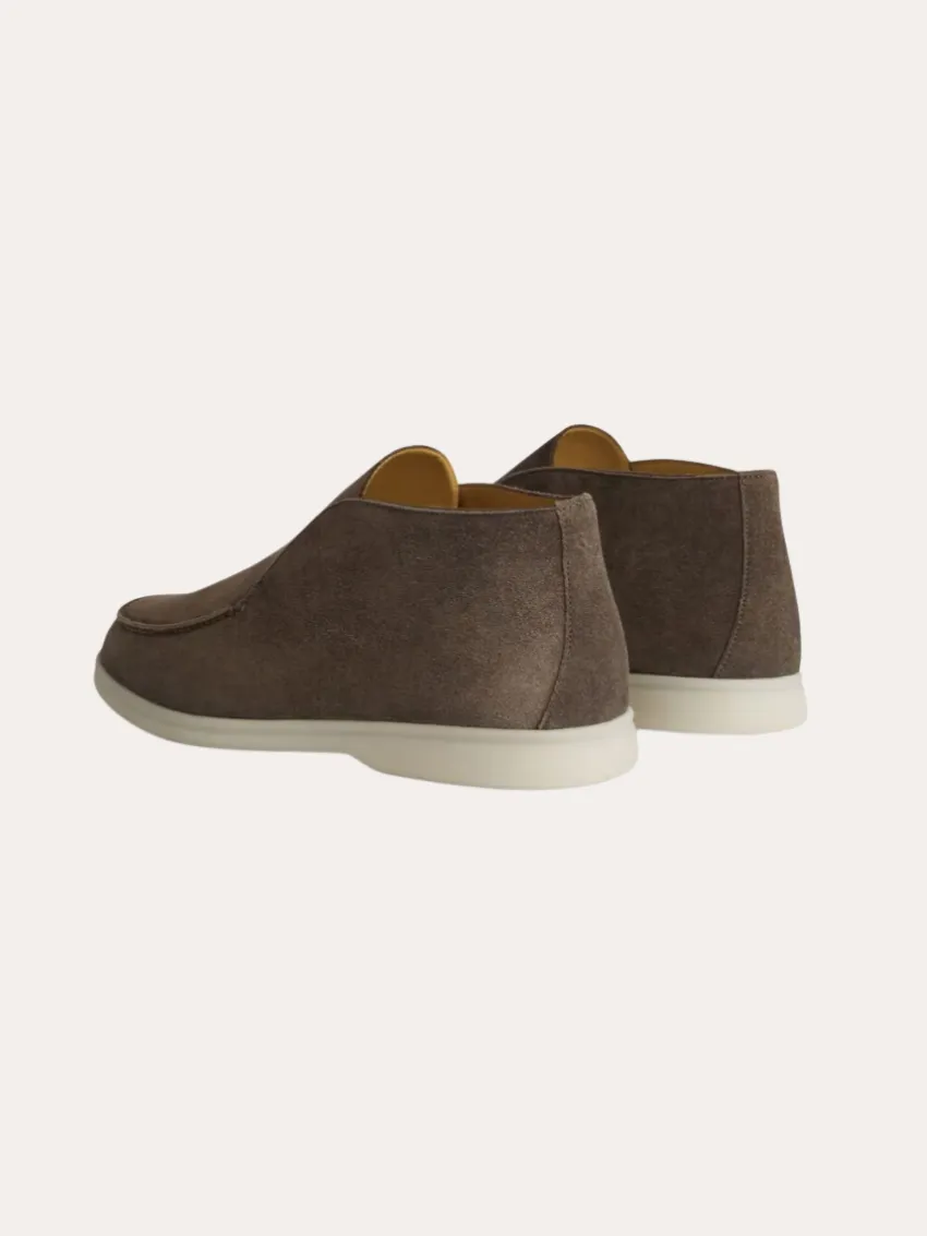 Suede City Loafers – Dark Gray